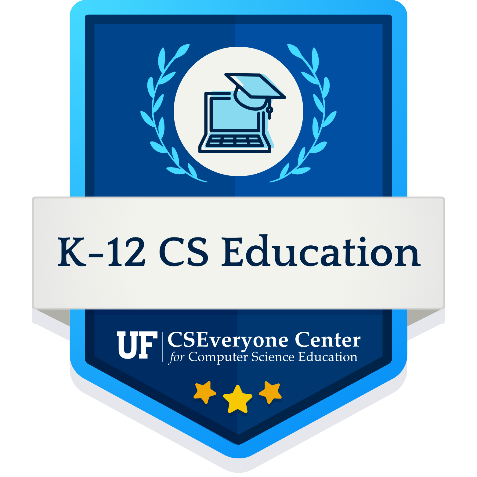 Badge for K-12 CS Education microcredential