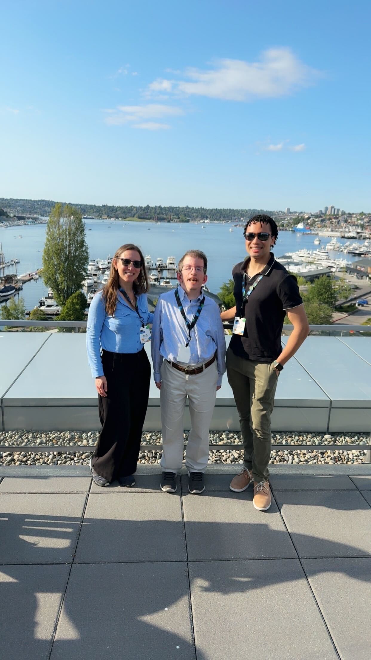 IMG_7289 Maya, Andrew, and Michael at the Blockly Summit 2025