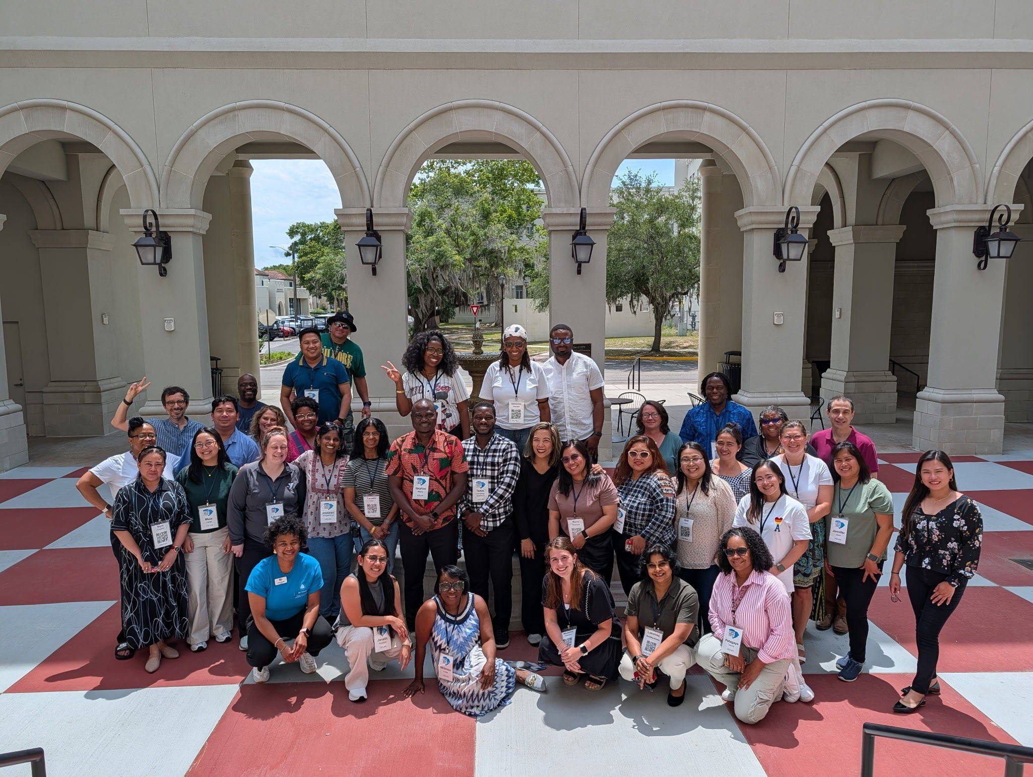 CS Everyone team members Dr. LaToya Chandler and Don Miller with the South Carolina UDL4AI teachers at The Citadel in Charleston, South Carolina